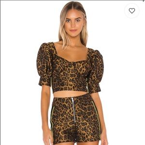 For love and lemons Jett bustier top size M